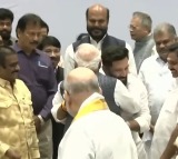 Chirag Paswan touches PM Modi's feet during NDA meet