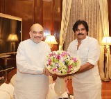 Janasena chief meets Amit Shah