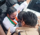Union Minister Kishan Reddy detained by the police at Shamshabad