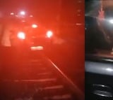Drunk Kerala man takes rail tracks for road drives on them