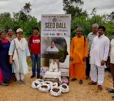 Amrita Vidyalayam, Hyderabad, Distributes 1 Lakh 15 Thousand Seedballs during C20 Global Seedball Campaign