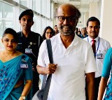 Rajinikanth onboard Sri Lankan Airlines plane to arrive Chennai from Male