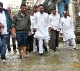 Kishan Reddy visits rain affected areas in Hyderabad