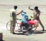 Two jawans in up attack a physicall challenged person for asking drinking water
