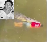 Crocodile pulls off Soccer player into waters