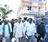 Chandrababu covers 380 km in single day  during his campaign on irrigation projects in ap