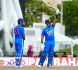 Team India set 166 runs target to WI 