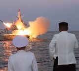 Kim Jong-un visits navy unit, inspects cruise missile test