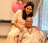 Upasana on her grand mother birthday