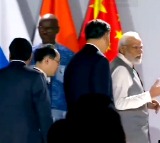 Modi, Xi exchange pleasantries at BRICS summit