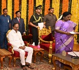 CM KCR met governor Tamilisai