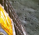 Here is how the Lander Imager Camera captured the moons image just prior to touchdown