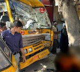 Medical college bus kills GHMC sweeper at Ramkote