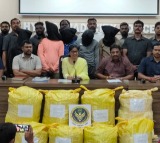 Over 200 kg ganja seized in Telangana, 5 held