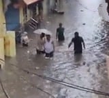 Heavy rain in Hyderabad triggers waterlogging and traffic jams