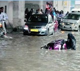 Heavy rain in Hyderabad