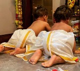 Nayanthara Vignesh Shivan share photo of sons Uyir Ulag 1st Janmashtami