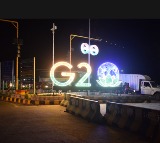 Eco-friendly decorations of key roads for G20 Summit