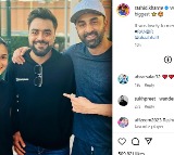 Ranbir Kapoor and Alia Bhatt meet Afghan cricketer Rashid Khan in New York