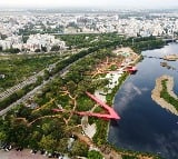 HMDA develops Beautiful Lake Front Park next to Jalavihar in about 10 acres 