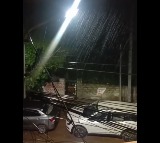 Heavy rain in hyderabad