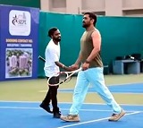 MS Dhonis Skills On Tennis Court Amaze Internet