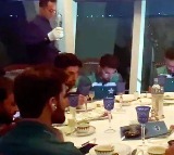 Pakistan Cricketers Enjoy Lavish Dinner In Hyderabad