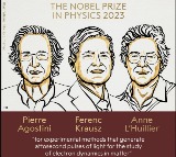 Nobel Prize in Physics to Pierre Agostini Ferenc Krausz and Anne LHuillier