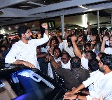 Nara Lokesh reaches vijayawada from delhi