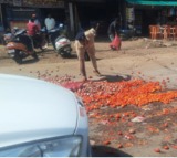 Angry Maha farmers pelt Ajit Pawar's convoy with onions, tomatoes