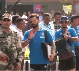 Team India arrives Ahmedabad for world cup clash against Pakistan