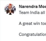 PM Modi congratulates Indian cricket team for win against Pak in WC match