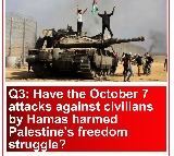 Survey shows Hamas terror has adversely affected the Palestinian cause
