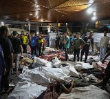 Gaza authorities say hundreds killed in Israeli air raid on hospital