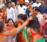 Women Get Into Ugly Fight at BJP Nari Shakti Vandan Sammelan in UP