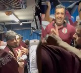 Afghanistan players shake legs on Lungi Dance song in the team bus after victory over Pakistan