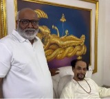 Anupam Kher visits MM Keeravani father Sivasakti Datta house
