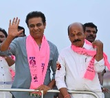 Minister KTR drags Karnataka issue into ts elections