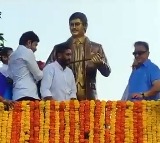 Super Star Kamal Haasan Unveiled Super Star Krishna Statue 