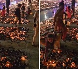 Akhilesh shares purported video showing flip side of Ayodhya's Deepotsav
