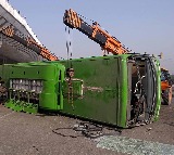 DTC bus overturns in Delhi, no fatalities reported