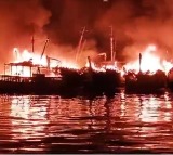CM Jagan shocked to fishing boats caught in fire