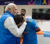 Modi hugs Shami affectionately 