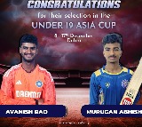 Two Hyderabad cricketers gets place in India Under 19 squad for Under19 Asia Cup