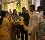 Chandrababu and Bhuvaneswari attends to Sidharth Luthra son wedding reception