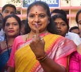 Congress complaint against MLC kavitha over Election code violation
