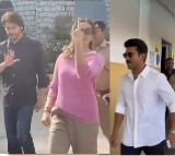 Ram Charan and Mahesh Babu cast their vote in Jubilee Hills polling station