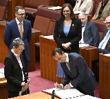 Indian-origin Dave Sharma officially sworn in as senator in Australia