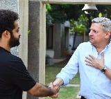 NTR hosts lunch for Netflix CEO Ted Sarandos in his residence 
