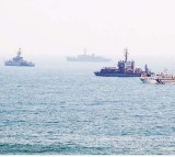 AP Governor Abdul Nazeer attends navy drills in Vizag